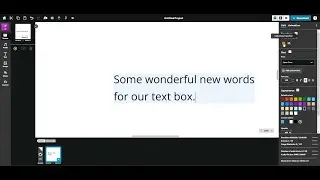 Tutorial: Adding and formatting text in VideoScribe browser