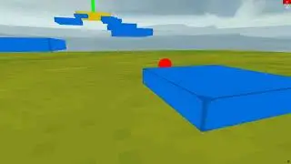 simple 3d parkour game made in python ursina engine