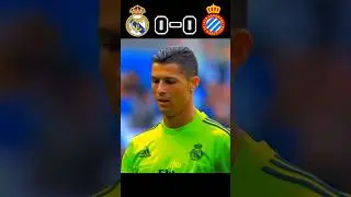 Real Madrid vs Espanyol 🤯🔥 | Ronaldo Hattrick #shorts #football #youtube