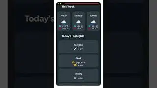 Build Weather App In React.js⚡️ #react #javascript #project #webdevelopment #reels  #shorts #short