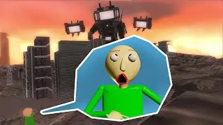 Titan TV man kicks Baldi's balls...