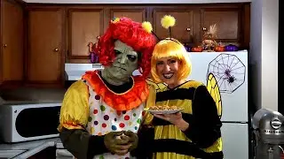 Honey Peanut Butter Bites - Happy Halloween
