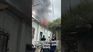 today ulhasnagar fire caught near pinto park hotel