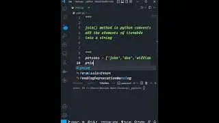 Join Method in Python 