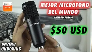MEJOR MICRÓFONO PODCAST STREAMING / CALIDAD PRECIO / REVIEW UNBOXING BLITZWOLF BW-CM2