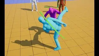 Side ALS Project - Showcase Fist Fight/ Legs Kick / Sword Fight using ALS Overlay States