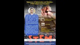 Webinar on 'Relevance of Mathematics and Statistics - STEM subjects for Economics'