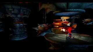 Crash Bandicoot (PS1) - Stage 22 - Jaws Of Darkness (Cortex Bonus Round)