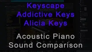 Sound Comparison! Keyscape [VS] Addictive Keys [VS] Alicia Keys