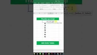 Emoji Excel: How to Use IF Function to Add Thumbs Up/Down Symbols