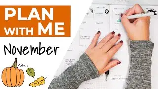 Plan with Me for November ft. Clever Fox Hourly Planner PRO Premium