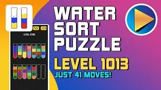 Water Sort Puzzle Level 1013 Walkthrough [41 Moves!]