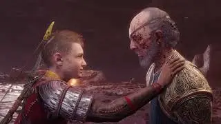 Kratos VS Odin Fight God of War Ragnarok