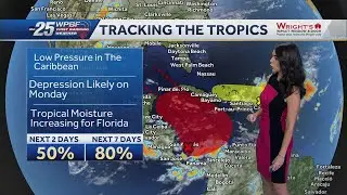 Weekend forecast: Tropical moisture returning next week to South Florida
