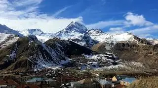 Kazbegi Mountain - Timelapse