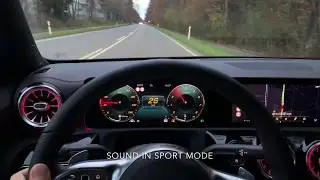 New Mercedes CLA 220 AMG Line Acceleration Sound Check