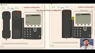 IP Phone configuration packet tracer (Very Simple step)