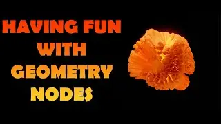 HAVING FUN WITH GEOMETRY NODES Blender 2.93