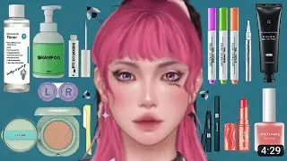 Makeup ASMR The amazingtransformationworn makeup | Care Animationof a friend who has never | asmr t2