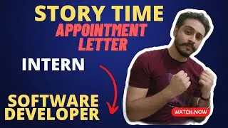 Received appointment letter| Inter to Software Developer| Story Time