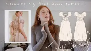 SEWING VLOG - RELEASING MY FIRST DRESS PATTERN! | MsRosieBea