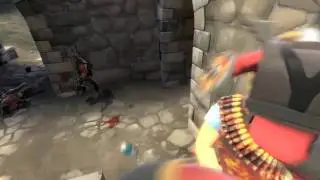 Pyro DeGroot Keep Gameplay - Team Fortress 2