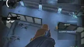 Batman Arkham Asylum: Glitch# 001 Invisible Machine-Gun