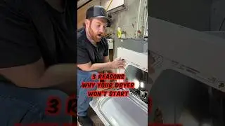 👕 Dryer Won't Start? TOP 3 Common Causes! 