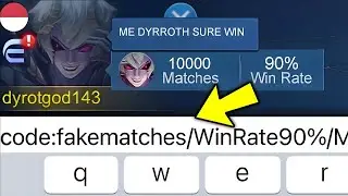 FAKE MATCHES DYRROTH PRANK !! THEN SHOWING MY GLOBAL BADGE...🤫