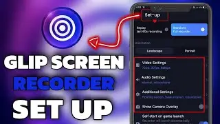 GLIP SCREEN RECORDER KAISE USE KARE // GLIP SCREEN RECORD SETTINGS 2024 #GLIP #SETTING