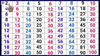 Multiplication table of 2 to 10 | 2 se lekar 10 tak table | 2 to 10 table | 2 se 10 tak pahada video