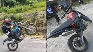 Wheelie practice session / Stock bike vs modified bike