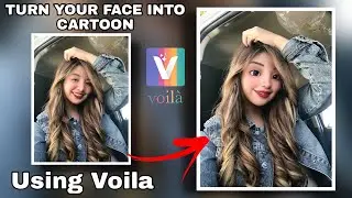 HOW TO USE VOILA APP 2021 NEW TREND  PANO GAMITIN ANG VOILA APP CARTOON EFFECT USINGPICSART