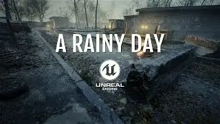 Unreal Engine 5.3 render II "A RAINY DAY" II #render #unrealengine5   #megascans