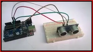 ultrasonic sensor HC-SR04 and arduino uno