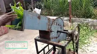 Making of chaff cutter