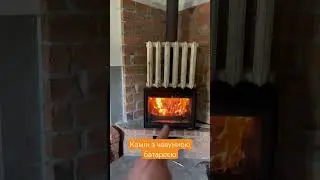 Камін в гаражі