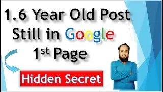 How to Rank Old Post In Google - Without Updating The Article