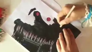 Drawing Nightmare from FNAF 4