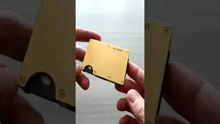 Ridge 24k Gold Minimalist Wallet!