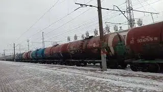 ВЛ10у 888 с громким тифоном. приветливая локомотивная бригада.