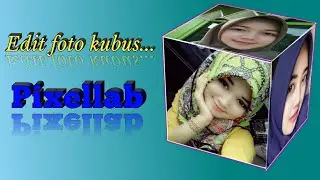 Edit foto 3D cube/kubus