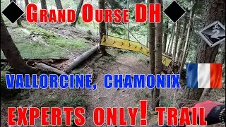Grand Ourse DH, Black Trail, Chamonix, Mountain Bike, VTT Chamonix