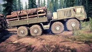 MudRunner - D 537 Truck Off Road Logging