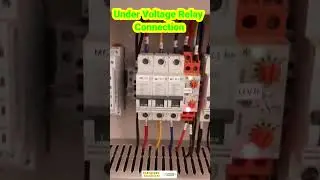 Under Voltage Relay Connection | Over Voltage Relay | Under Over Voltage Relay Setting