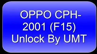 Oppo CPH2001 F15 UNLOCK One Click