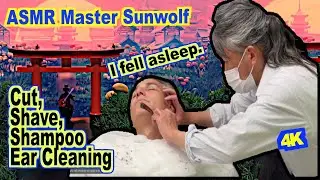 ASMR Barber Mr. Miwa (THE WOLF)-  Izumi Hair Sunwolf イズミヘアーサンウルフ SINGLE CAM EDIT #asmr #barber