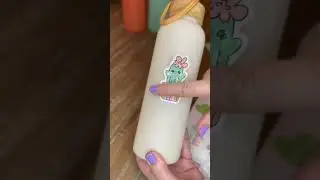 Water Bottle Cricut Ideas  - Waterproof Cricut Stickers 