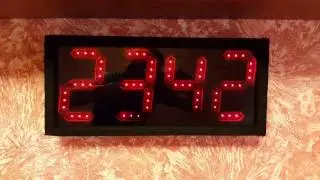 Arduino-Часы на самодельном семисегментном индикаторе