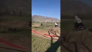 Mini bikes and a private track in the mountains is MAXIMUM joy #minibike